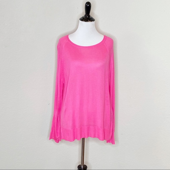 Zara Hot Pink Knit light weight sweater - Size: M - Picture 7 of 9